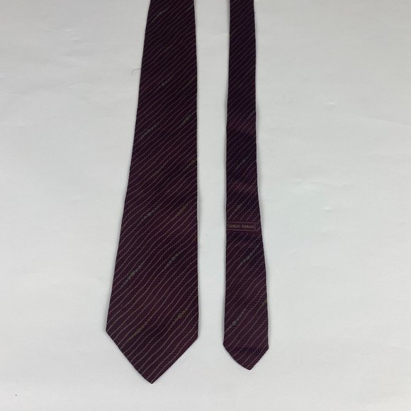 Giorgio Armani Vintage Tie 100% Pure Silk - Picture 5 of 15